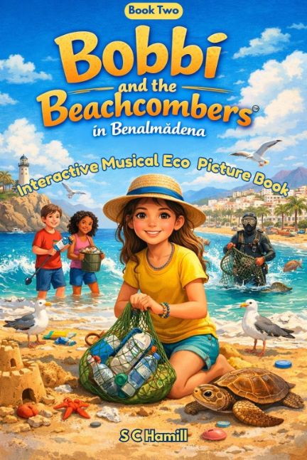 Bobbi and the Beachcombers in Benalmádena. Interactive Musical Eco Picurebook.